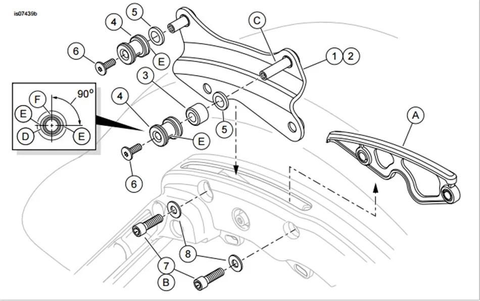 Aftermarket Бесплатная доставка мотоцикл части Чемодан стеллаж для выставки товаров 4