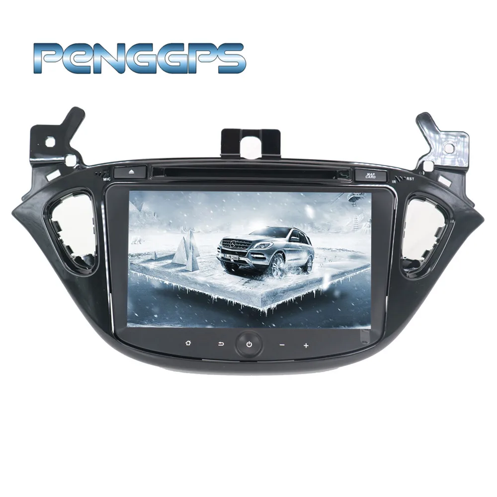 8 дюймов 2 Din Android 0 автомобильный dvd плеер ядер GPS навигация для Opel Corsa 2014 2016 1080P HD IPS