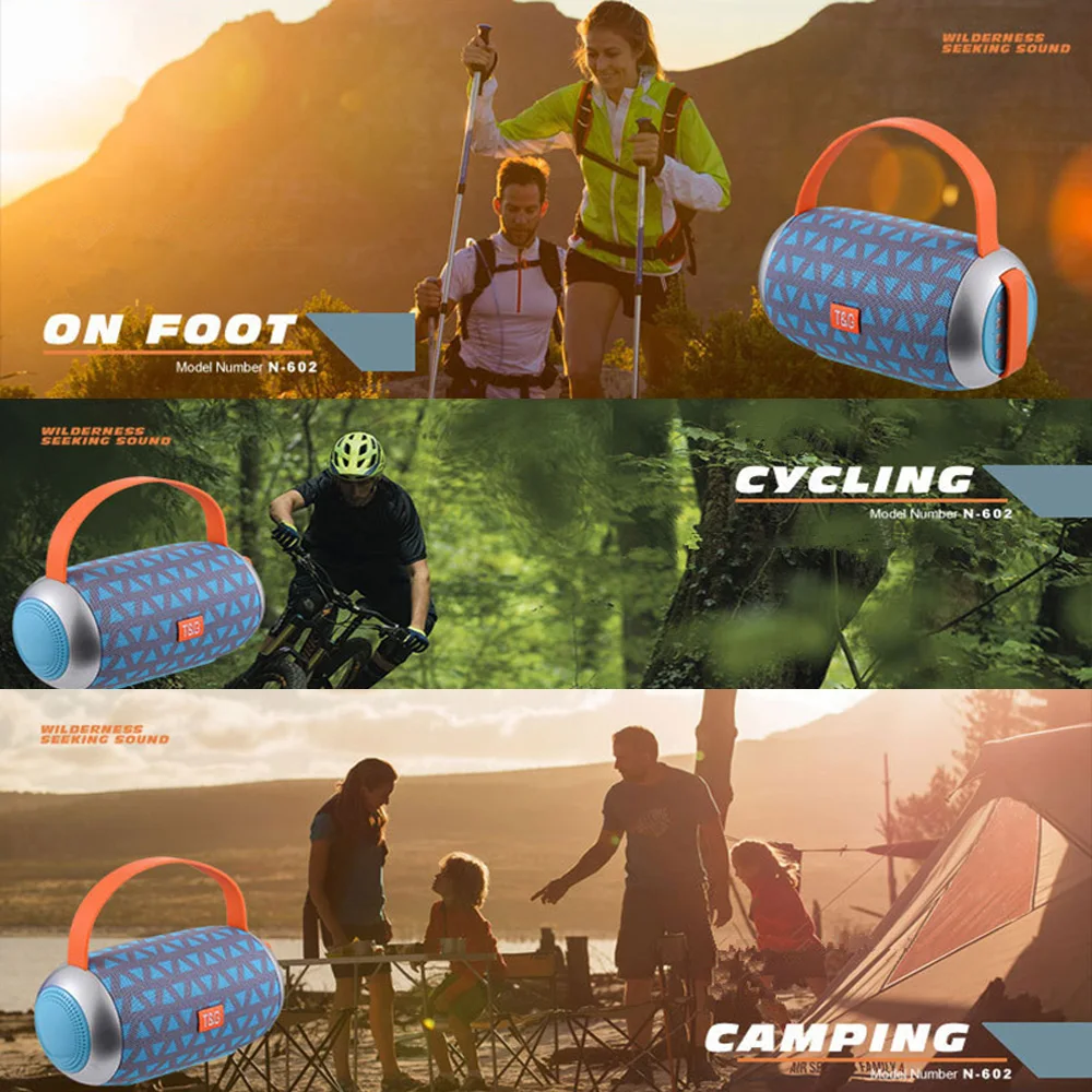 Портативный беспроводной bluetooth динамик fm радио Колонка водонепроницаемый стерео