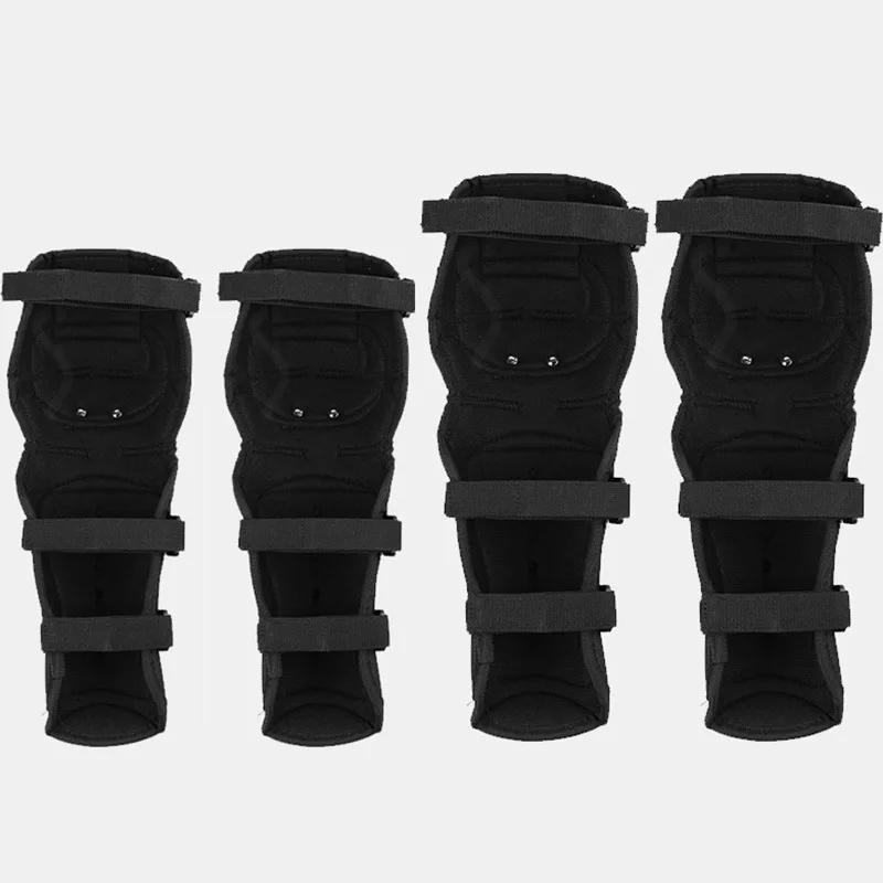 4 шт./компл. мотоцикл Kneepad Нержавеющая сталь Moto локоть наколенники мотокроссу