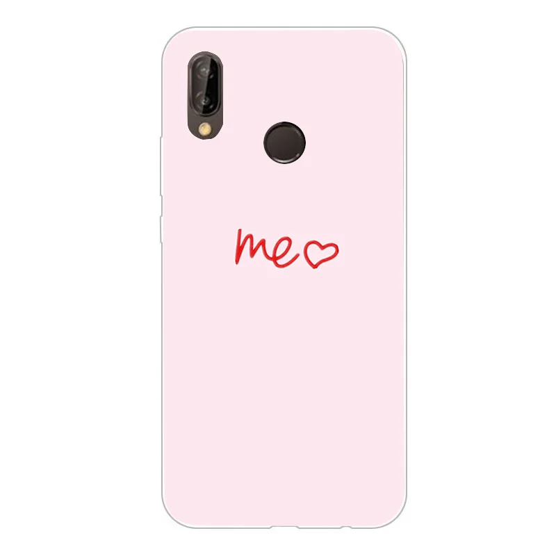 Темно-синий Чехол для huawei P20 Lite, чехол для телефона Funda, мягкий ТПУ для huawei P20 P10 P9 Mate10 Lite, силиконовый чехол для huawei P20 Lite - Цвет: Темно-синий