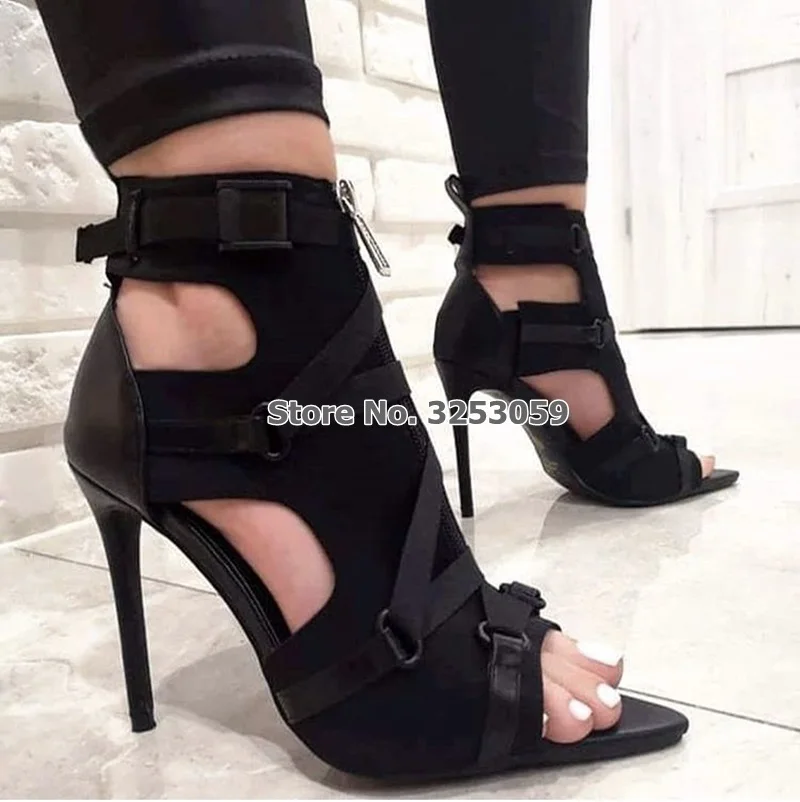 Новейшие неоново желтые сандалии ALMUDENA с перекрестной лентой и ремешком пряжкой