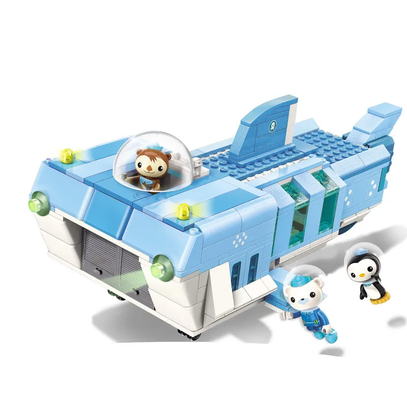 Octonauts строительный блок октопод Gup подводная лодка октябрь-Pod с GUP-C GUP-E GUP-D GUP-K GUP-I кирпич набор для Детский подарок - Цвет: 3705