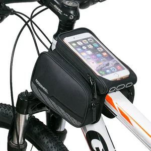 universal waterproof celular bike phone holder for iphone support bicycle front tube bag gps bicycle velo holder phone bag free global shipping