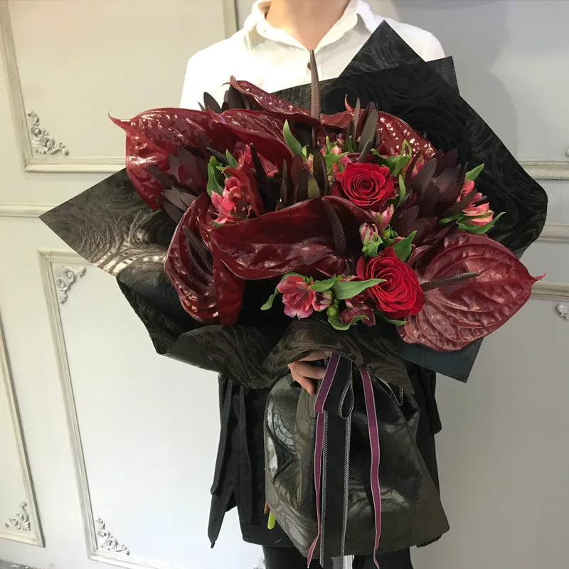 Упаковочная бумага для цветов в Корейском стиле серия звездное небо Ван Гога