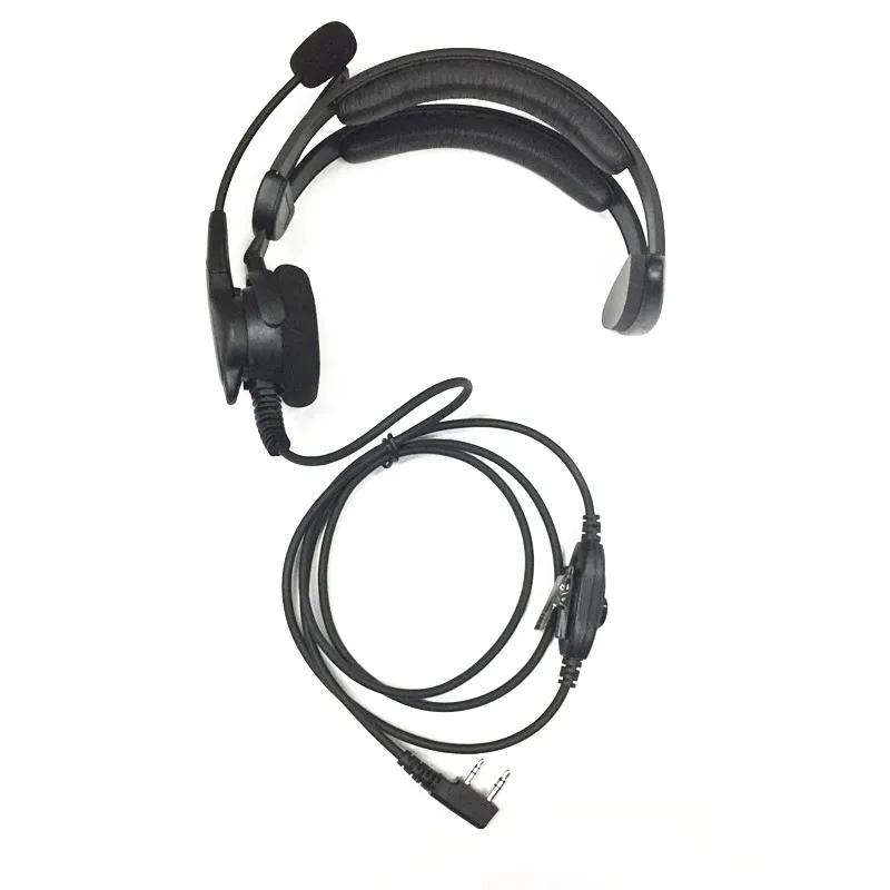 New Head-mounted Telescopic Band Headphones for Kenwood TK3207 TK3107 TK2207 baofeng UV5R UV82 radios | Мобильные телефоны и