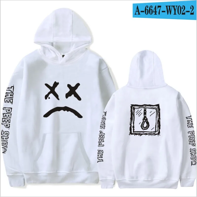 Мужские толстовки с капюшоном Lil Peep пуловер для мужчин и женщин sudaderas cry Детская