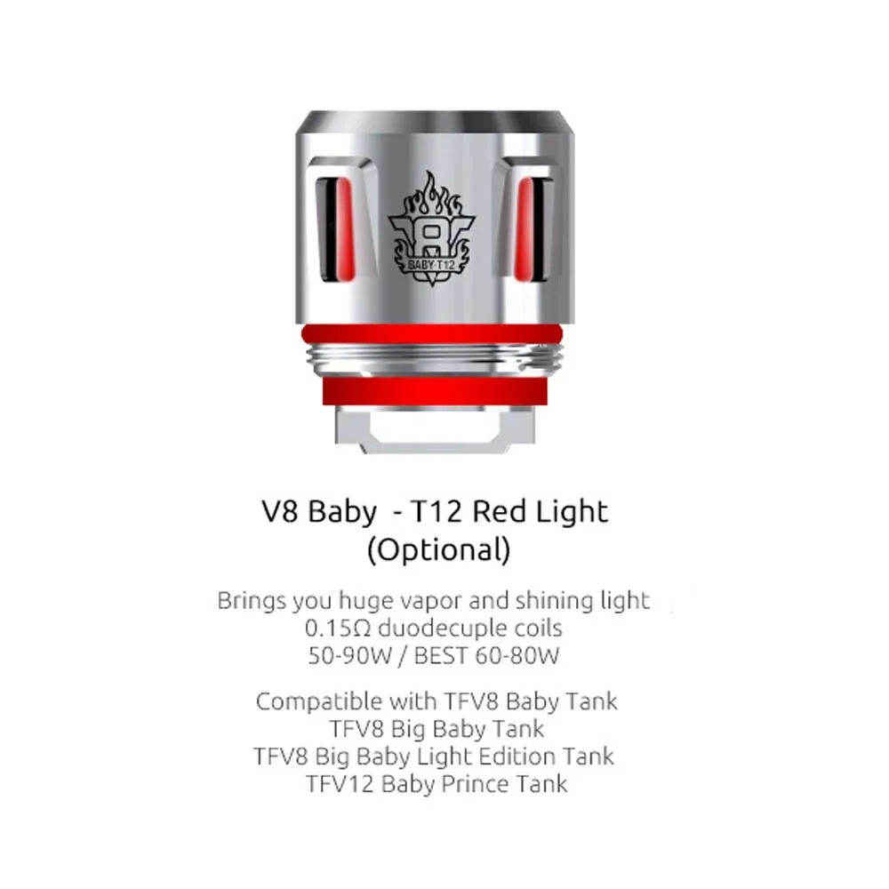 5 шт./лот оригинальный Smok TFV8 детский T12 светильник edtion 0.15ohm подходит TFV12 Принц