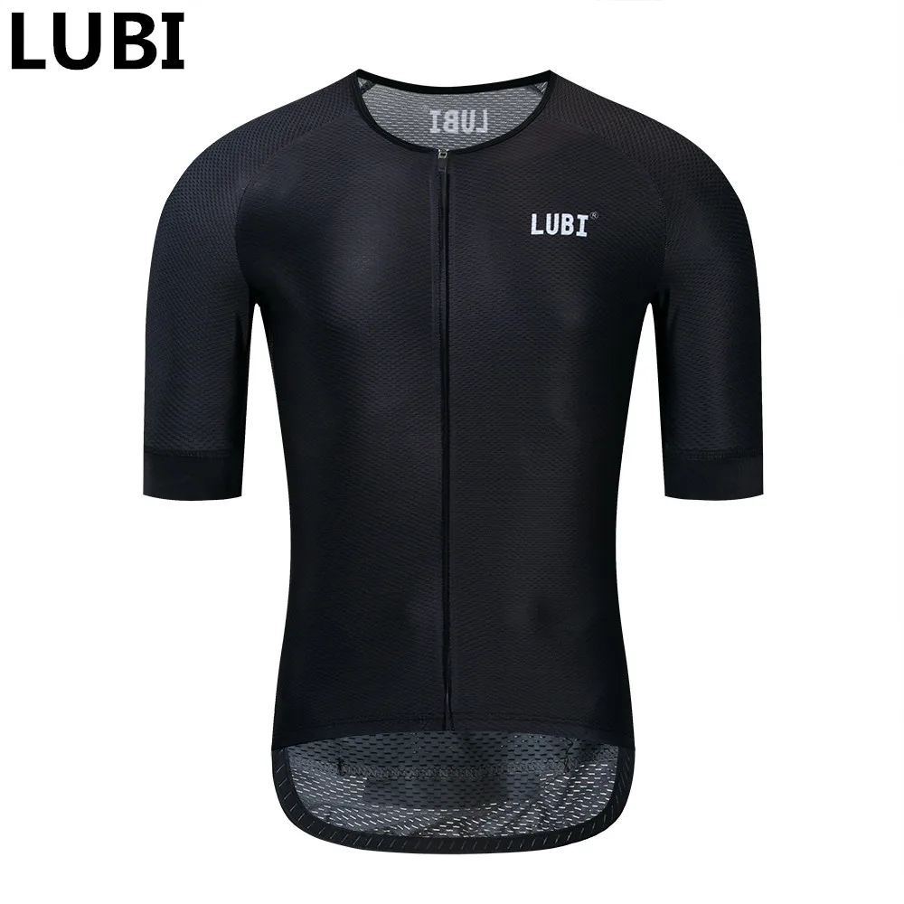 only jersey LUBI 5 цветов Велоспорт Джерси короткий рукав мужская летняя одежда для горного велосипеда гоночная MTB велосипедная одежда рубашка велосипедная одежда - Цвет: only jersey