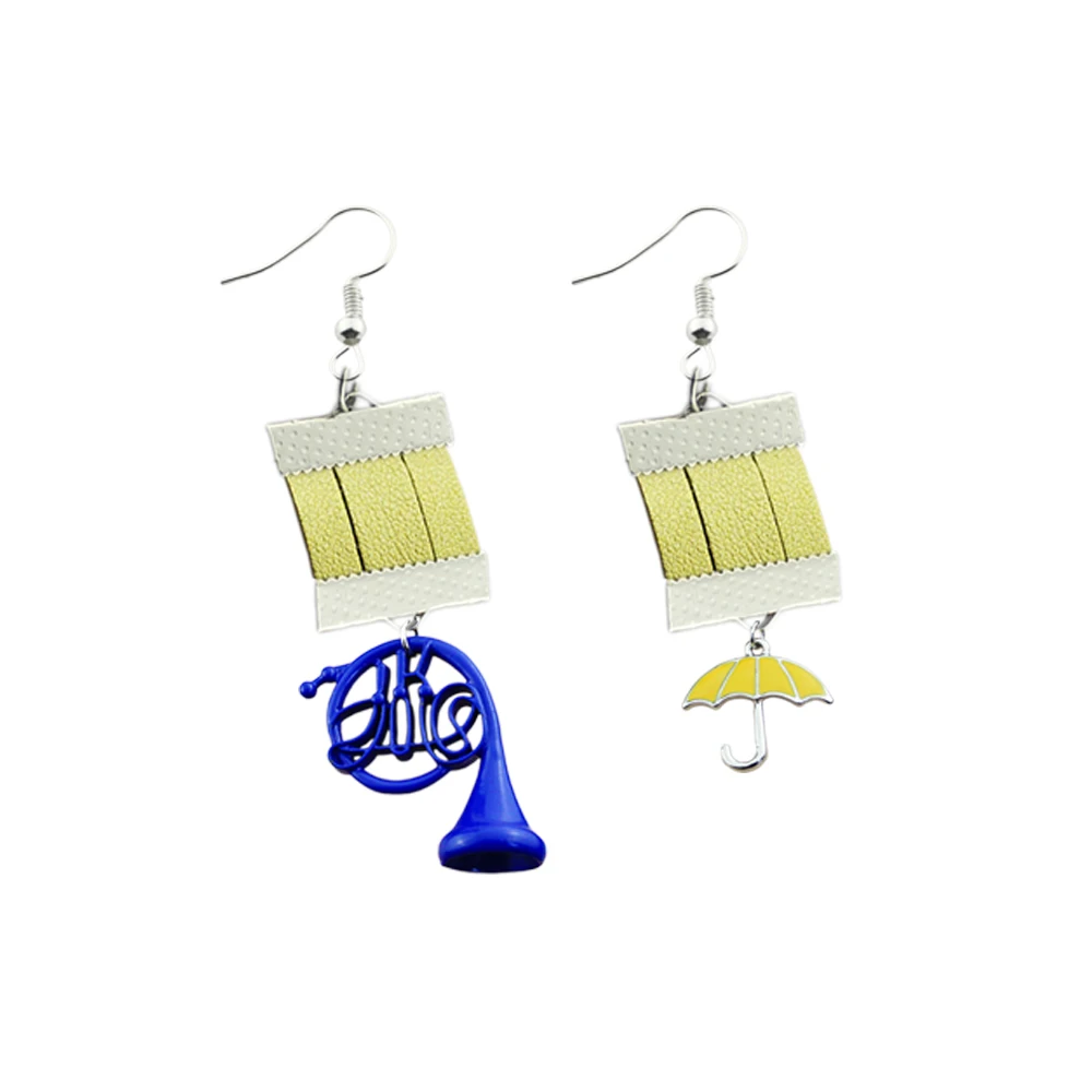 Модные сериалы Как я встретил вашу мать HIMYM синий французский Рог Шарм Подвеска