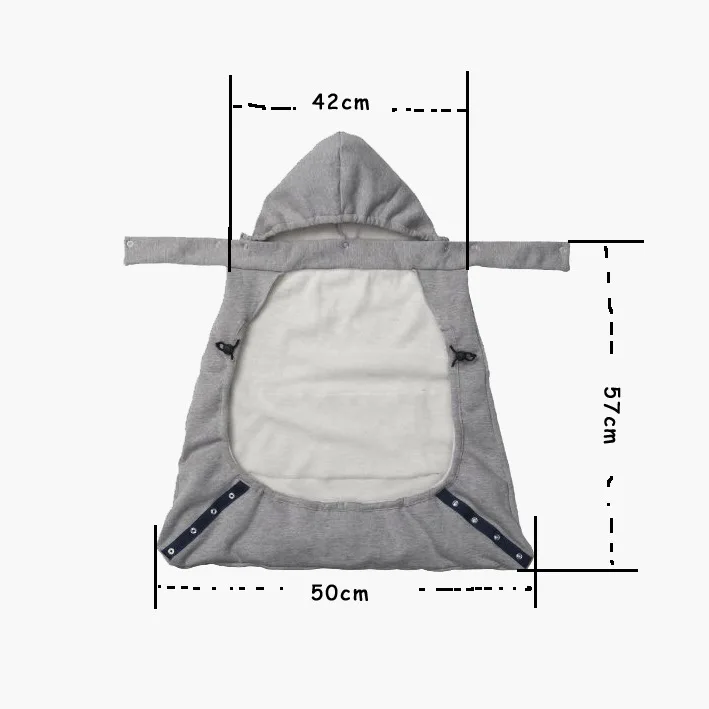 Зимний детский слинг теплый плащ рюкзак несущая крышка Детская ветрозащитная
