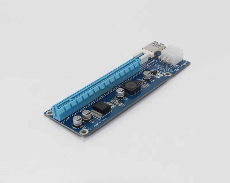PCI E Riser Express 1X до 16X карта 60 см USB 3 0 SATA кабель питания BTC для майнинга биткоинов Antminer