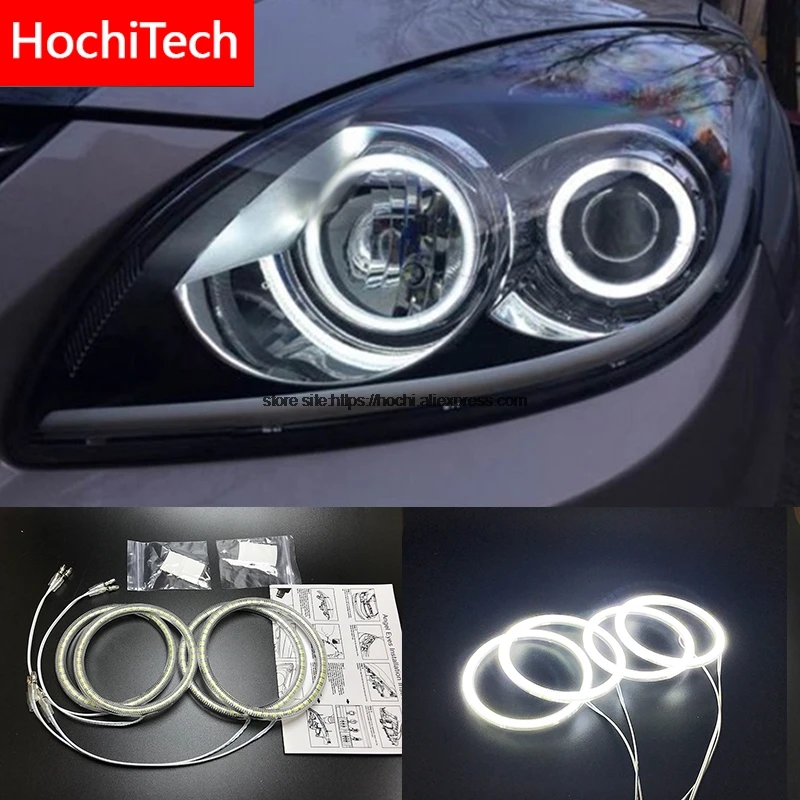 HochiTech для Hyundai i30 2008-2011 ультра яркие SMD белые светодиодные ангельские глазки лм 12 В
