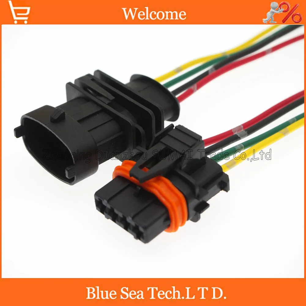 5 пар 4 Pin 3 мм авто senser разъем дизельный инжектор common rail/разъем давления на