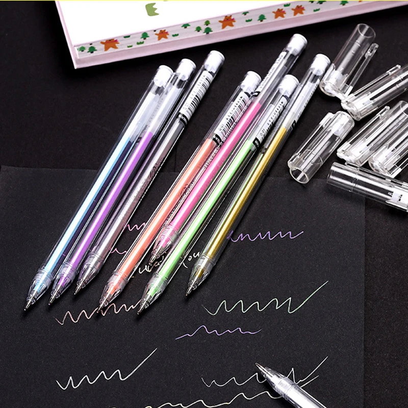 10pcs/Set Large-Capacity Water Chalk Water-Based Pen Highlighter Colorful Gradient Student Gift School Office Supplies | Канцтовары для