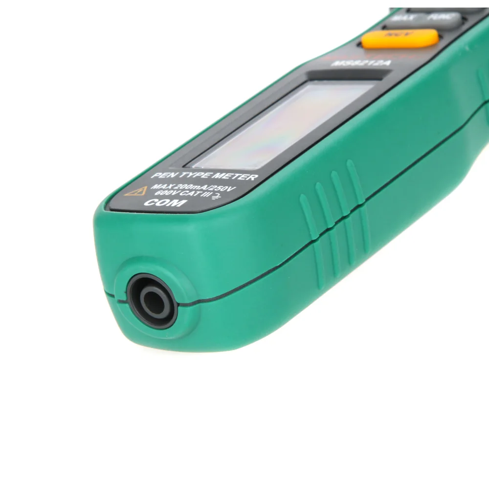 Mastech MS8212A Ручка Тип Цифровой мультиметр Multimetro DC AC Напряжение Ток Тестер Диод Непрерывность логика Бесконтактное напряжение