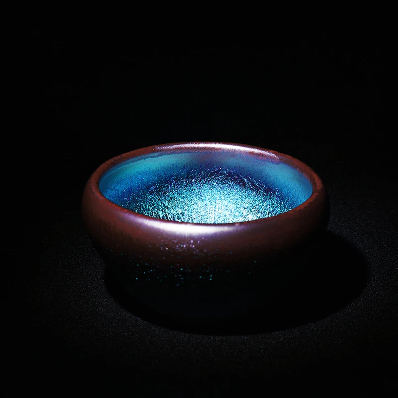 Jianzhan Colorful Cup Tea Ceramic Porcelana Tenmoku Tea Bowl for Matcha Tea All Tea