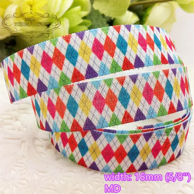 style 15 29 skus на выбор, эластичная лента, торт, футбол, девочка, звезда, якорь, принт 5/8 ''15 мм, гибкая лента, Детская повязка на голову, бант для волос, 10 ярдов - Цвет: style 15