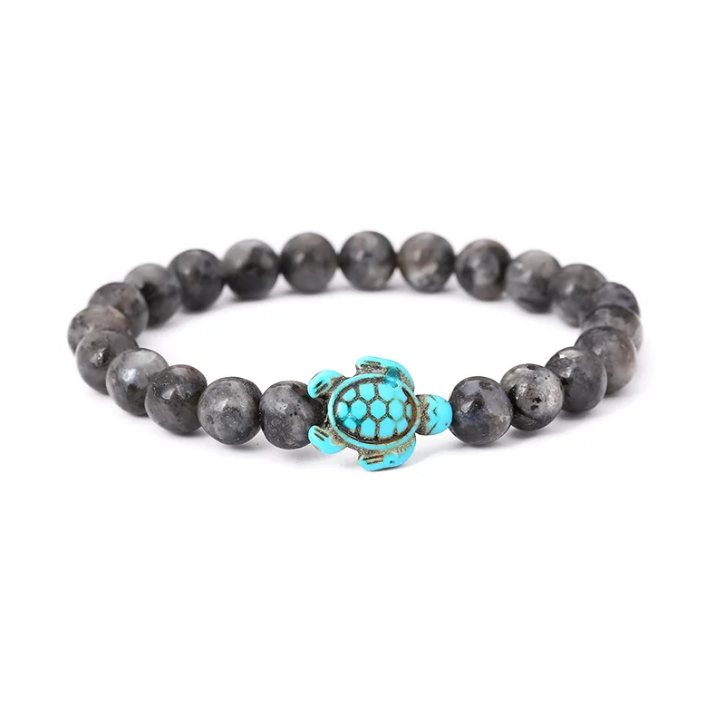 Летние Стильные морские бусины в виде черепахи браслеты для женщин и мужчин