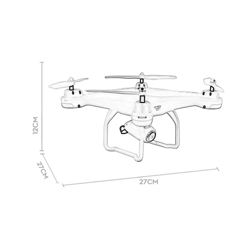 S20W S30W gps 4-RC оси для дрона 720/1080P регулируемая камера Безголовый режим Авто контроль