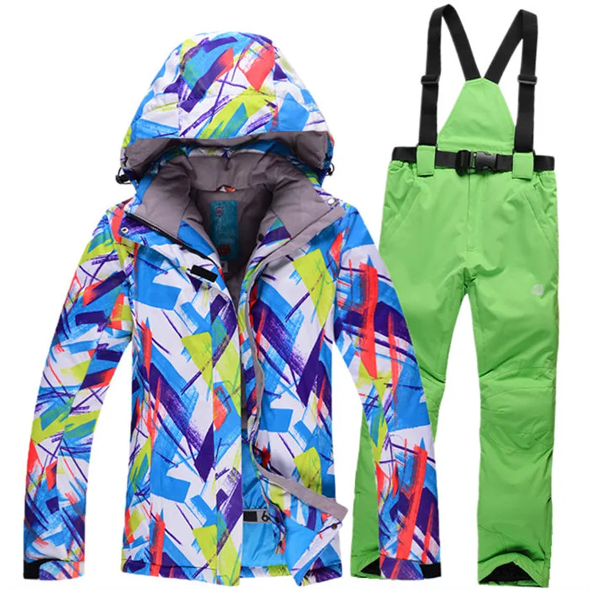 2016 Лыжный Спорт костюм снег Куртки женщин ветрозащитный дышащий Кемпинг женщины