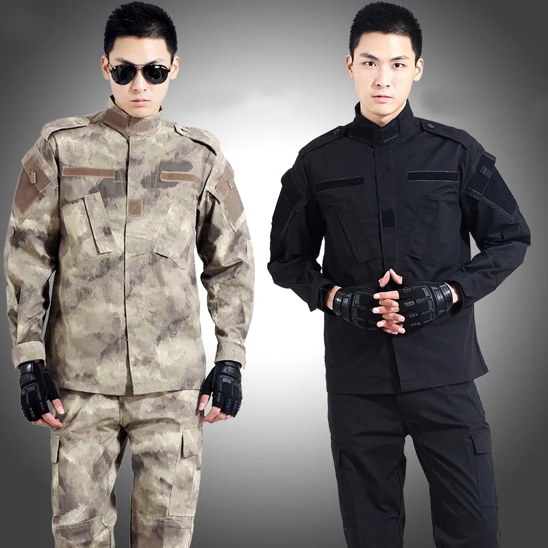 Тактическая армейская военная форма боевые костюмы камуфляжная Мужская одежда