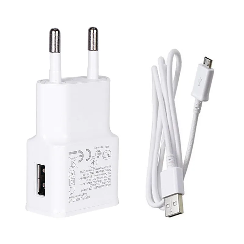 Зарядное устройство для телефонов Samsung S6 S7 edge 5 В 2 А адаптер Micro USB кабель передачи