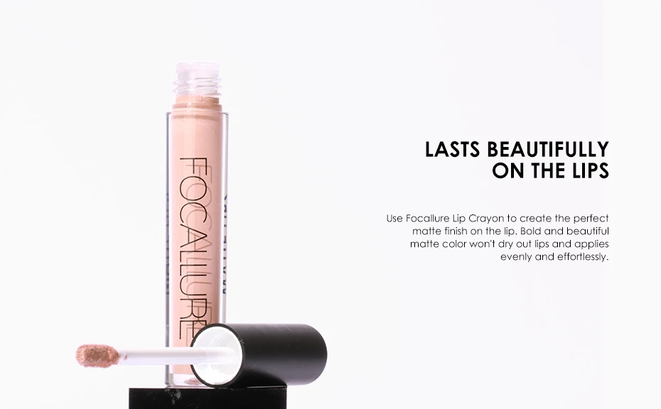 Focallure Matte жидкая губная помада, водостойкая, телесного цвета, бархатная, стойкая, хорошая пигментированная, 12 цветов, помада для губ