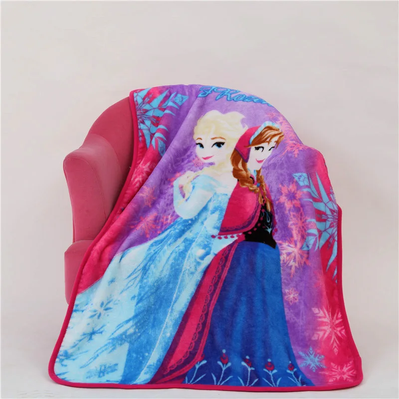Disney Frozen Анна Эльза Принцесса тонкое мягкое фланелевое одеяло 70x100 см для домашних