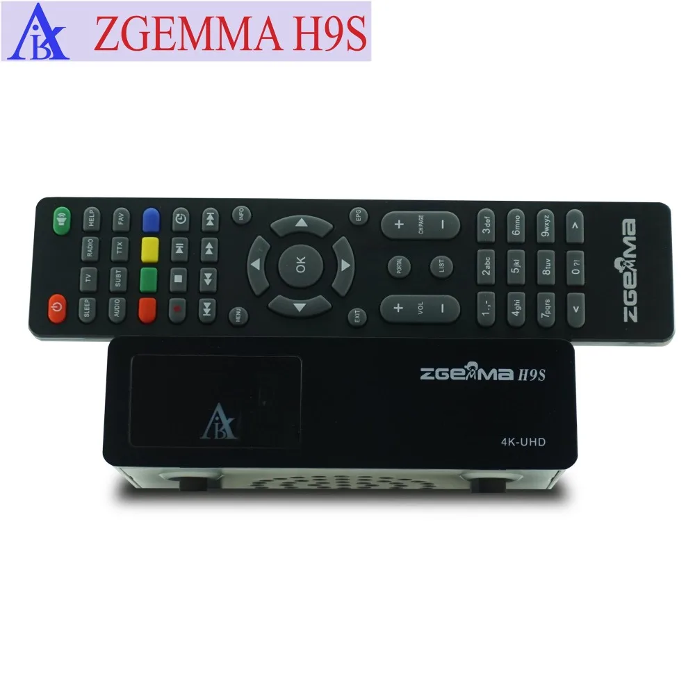 Фото 2 шт./лот один DVB S2X спутниковый тюнер ZGEMMA H9S 4K UHD TV Box Linux OS E2 H.265/HEVC поддержка QT Stalker|linux