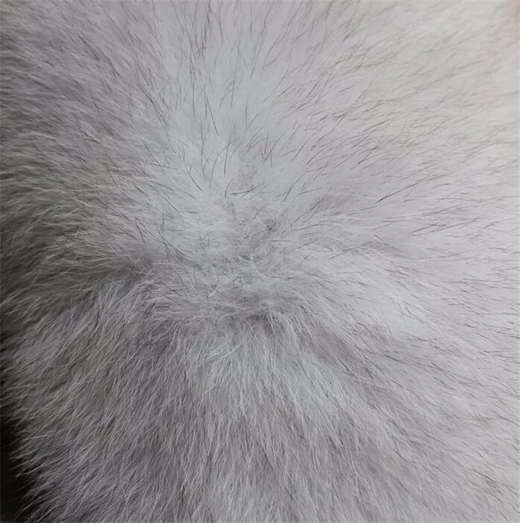

100% Real Full Fox Fur Collar Scarf Scarve Natural Blue fox Fur Collar Scarf 100CM*16CM