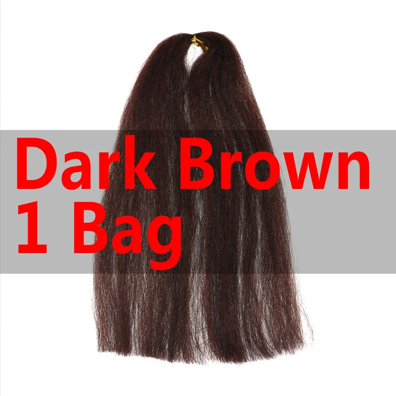 Dark Brown 1 Bag Bimoo 1 упак./лот из-за мягкого и вещество-поглотитель EP стример волокна для Minnow Стример Летать тела, что делает завязывания Материал синий/коричневый/зеленый красного цвета - Цвет: Dark Brown 1 Bag