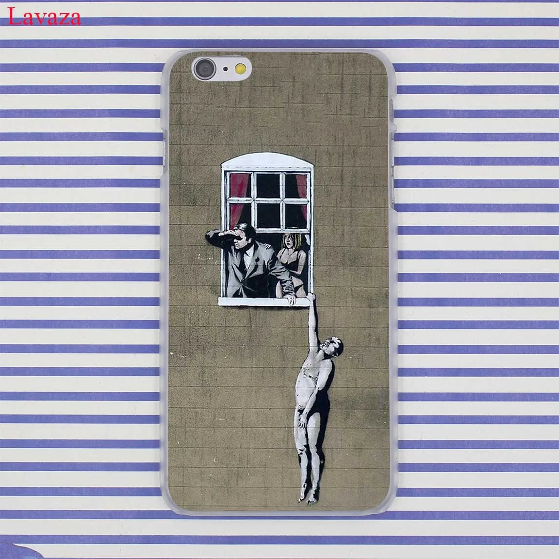 Жесткий чехол для телефона Lavaza Бэнкси "Альберт" banksy palestine для iPhone XR XS X 11 Pro Max 10 7 8 6 6S 5 5S SE 4S 4 - Цвет: 5