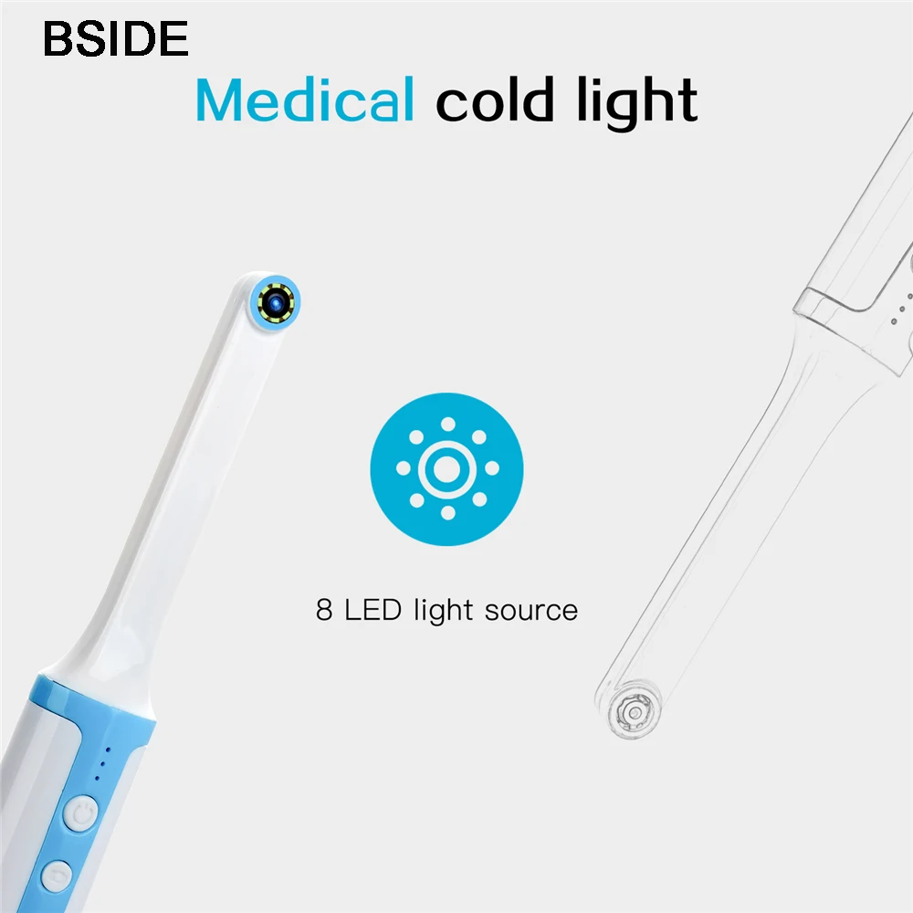 Endoscope for Dentist Examination 8 led lights Intraoral Camera HD Video WiFi Wireless Oral Dental | Инструменты
