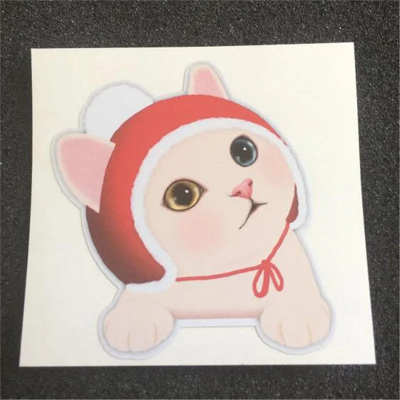 EatingBiting (R) X1 Лаки кошка котенок DIY Графика наклейки Наклейки для декора Тетрадь