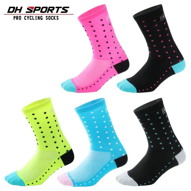 DH спортивные высококачественные профессиональные брендовые дышащие спортивные носки дорожные велосипедные носки/горные велосипедные носки/гоночные велосипедные носки