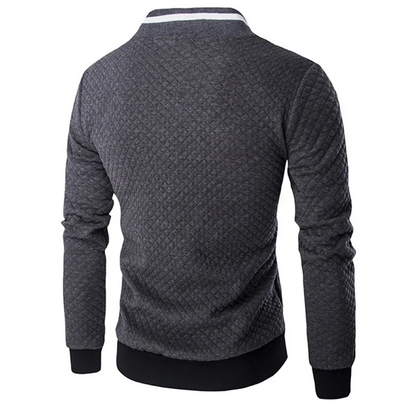 Мужская куртка Veste Homme Bomber Fit Argyle на молнии Повседневная куртка Осенняя новая трендовая белая модная мужская куртка одежда