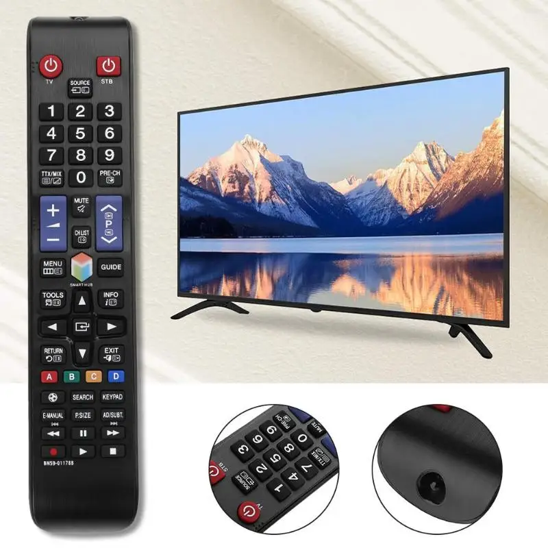 Универсальный 433 МГц ЖК-Телевизор пульт дистанционного управления для Samsung SMART TV