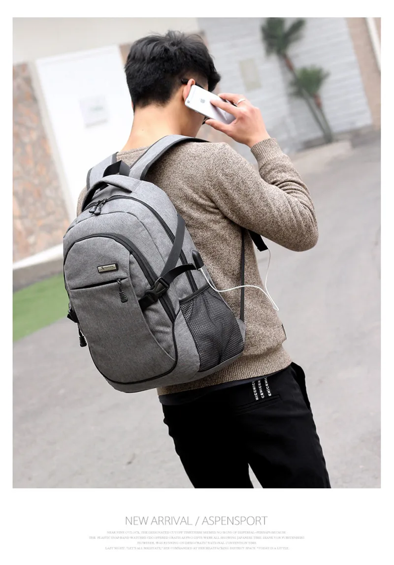 

Large Capacity Laptop Bag Man Backpack Bag Black Backpack for women School Bags Mochila Masculina