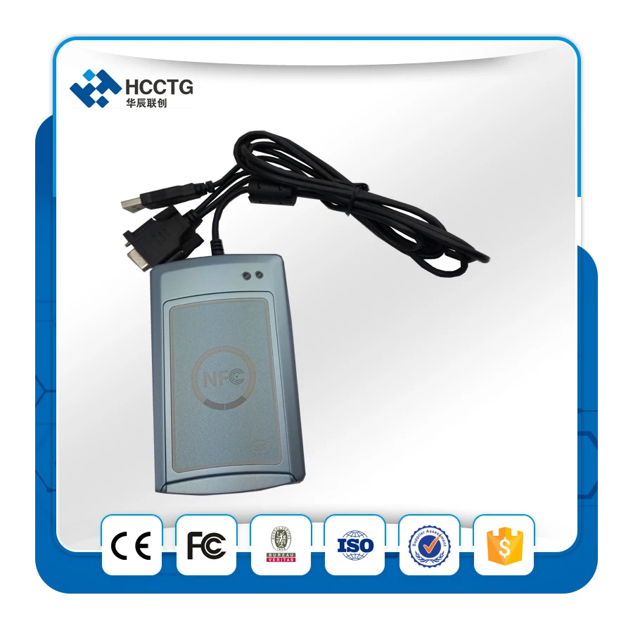ACR122S RS232 NFC Бесконтактный считыватель смарт карт записывающее устройство с 5