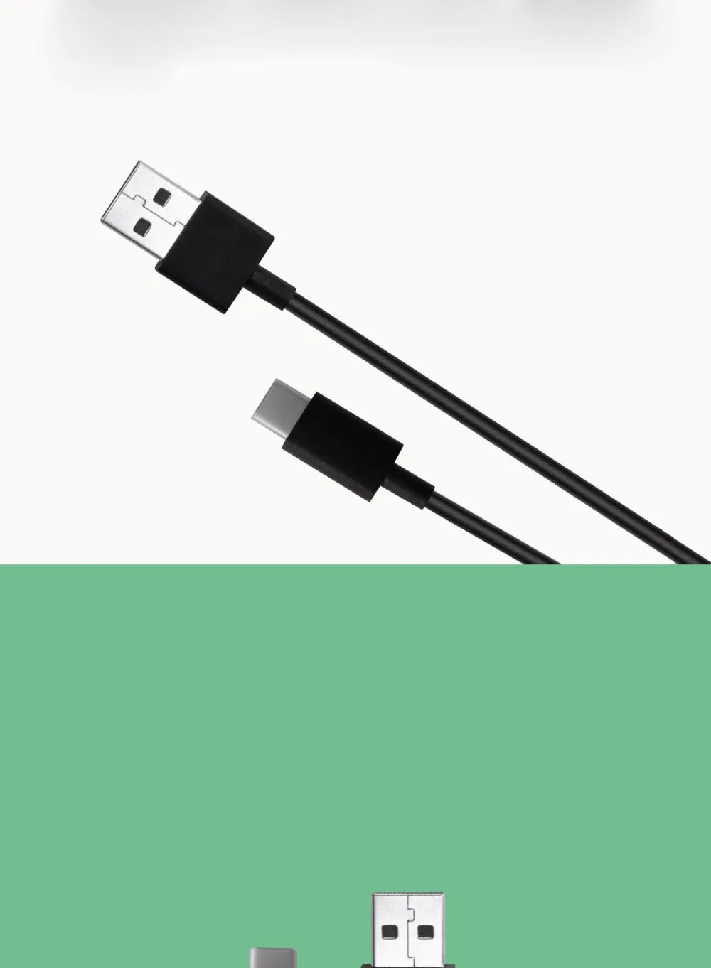 Кабель xiaomi type-C для быстрой зарядки samsung S8 Note 8, USB зарядное устройство для xiaomi Mi5 Mi6, USB кабель для мобильного телефона, USB-C кабель