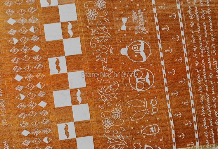 Минимальный смешанный заказ DIY Милая Кружевная ПВХ лента наклейка для декора