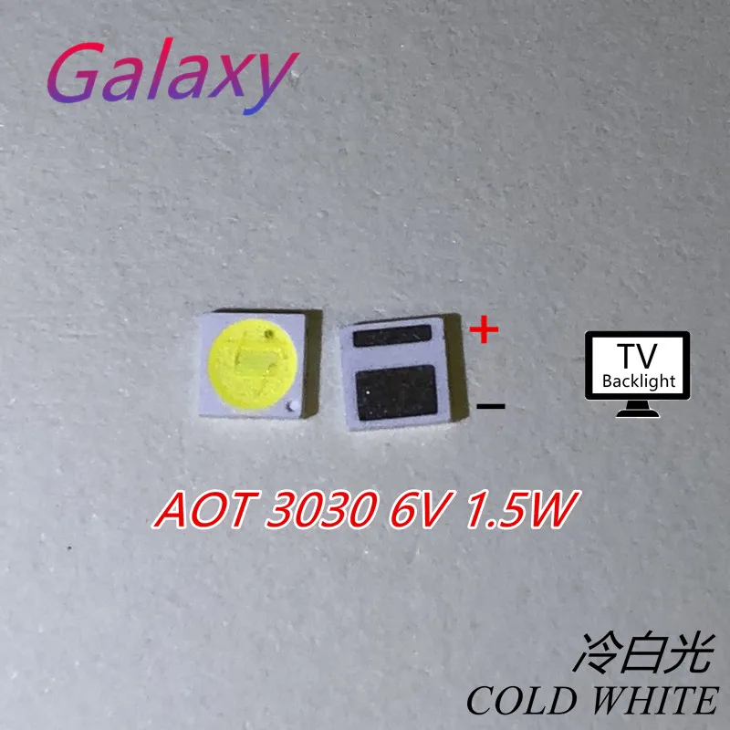 Светодиодная подсветка AOT высокомощсветодиодный LED 1 8 Вт 3030 6 в 97-100lm холодная