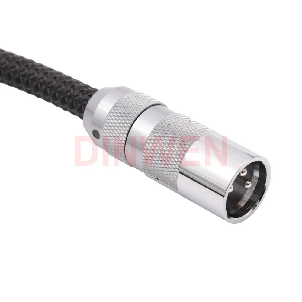 3Pin XLR Удлинительный кабель штекер штекер/фоторазъем с родиевым покрытием