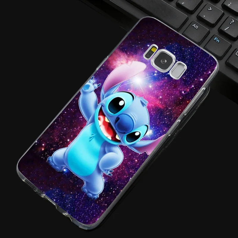 DREAMFOX N116 Lilo Stitch Cute Soft TPU Silicone Cover For Samsung Galaxy Note S 3 4 5 6 7 8 9 Edge Plus Grand Prime Case |