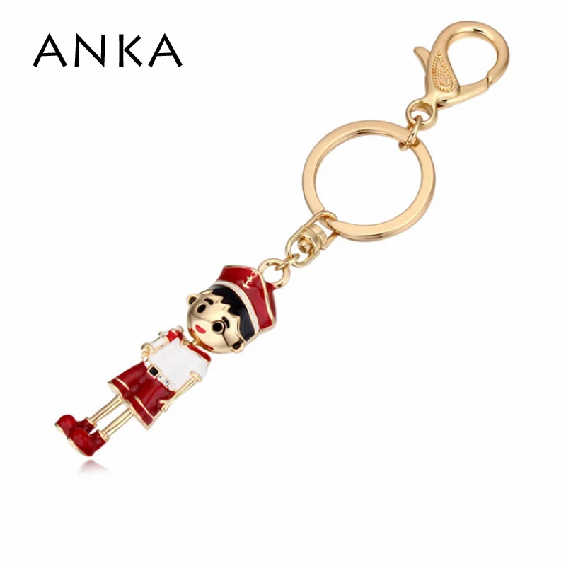 

ANKA Fashion Navy Crystal Key Chain With Lucite Plated Gift For Women Nickel free lead free CE #122655