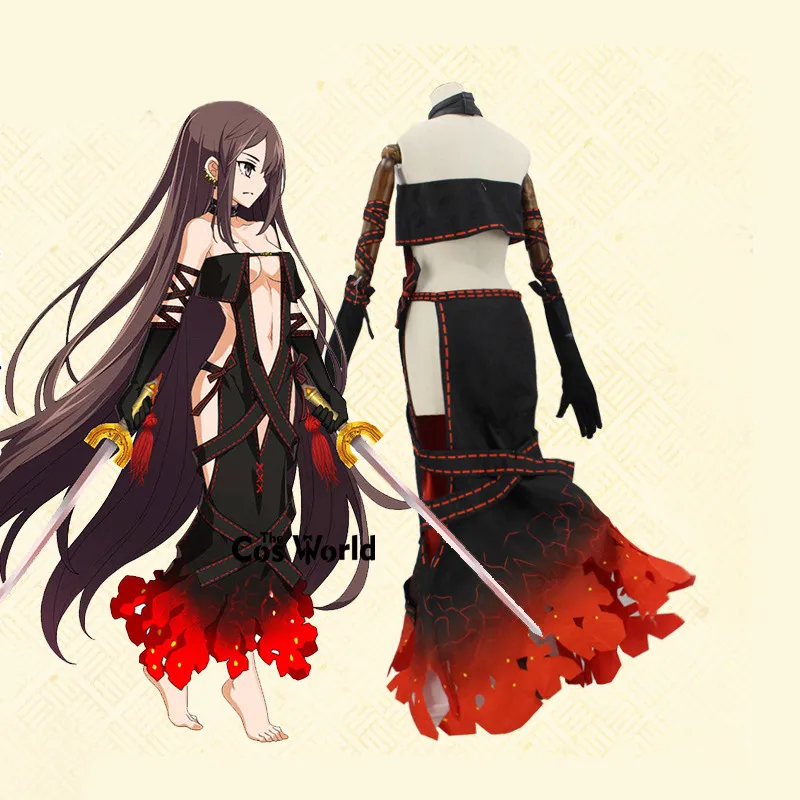 FGO Fate Grand Order Assassin Yu Miaoyi Mei Ren Level 3 комбинезоны пальто платье Униформа наряд аниме