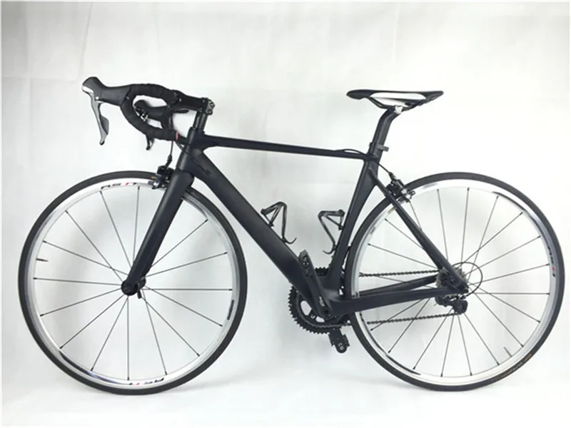 Полный углеродного волокна шоссейные велосипеды UD Carbono Frameset SH1MANO RS11 колеса