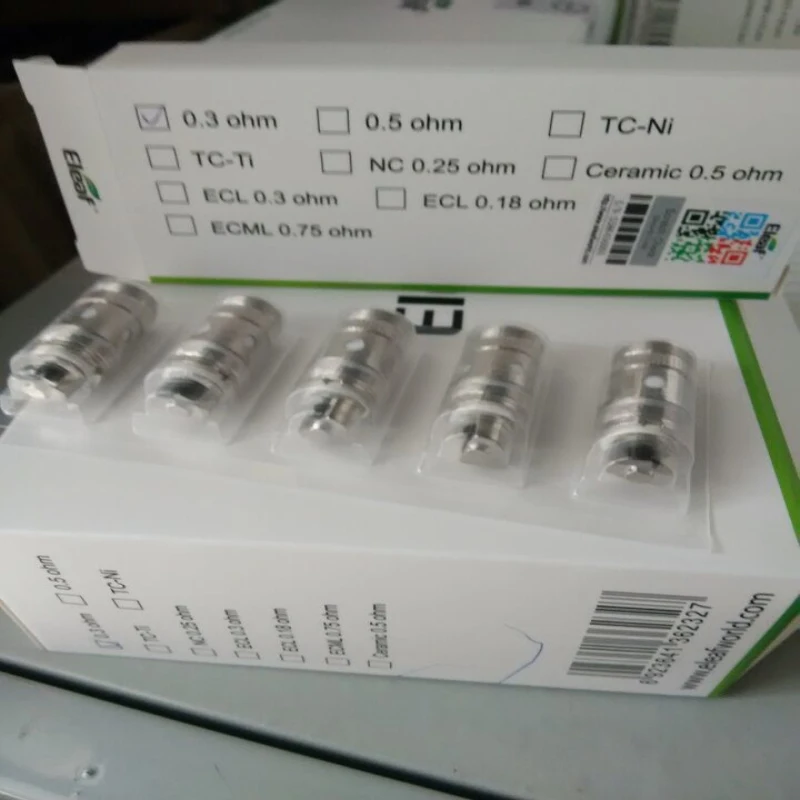 2 партии Горячая продажа Eleaf ijust катушка EC/TC 0.3ohm 0.5ohm Ti для iJust комплект istick pico melo 3