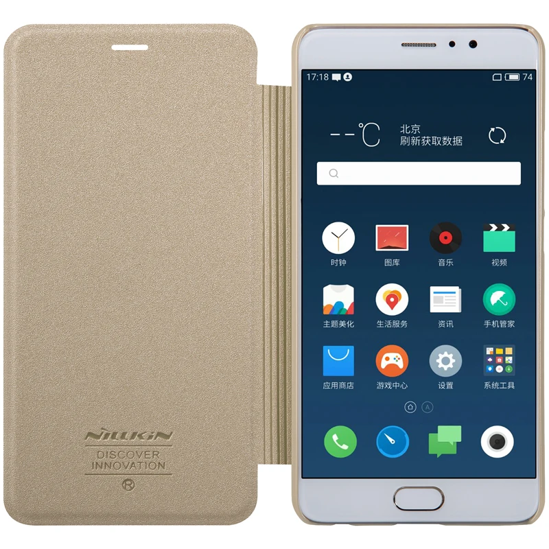Для Meizu Pro 6 Plus оригинальная крышка Nillkin Sparkle Leather Case 5.7 &quotоткидная телефон Чехлы с